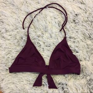 Victoria Secret Swim Purple Halter Top - L